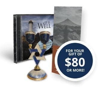 It is Well CD, God's Covenant booklet, and Star of David Candleholder